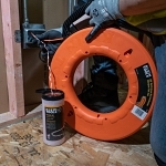 Klein® 56108 Poly Pull Line With Orange Tracer, 210 lb Tensile Strength, 500 ft L, Polypropylene