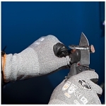 Klein® 60185 Touchscreen Work Gloves, L, HPPE/Nitrile/Polyester/Spandex, Knit Wrist Cuff, Resists: Cut, ANSI Cut-Resistance Level: 2, Pair Hand