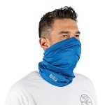 Klein® 60439 Neck and Face Cooling Band, Universal, Blue, Polyester/Spandex