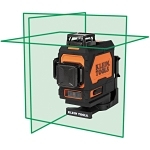 Klein® 93PLL Laser Levels, +/- 4.5 mm Accuracy, 3 Beams