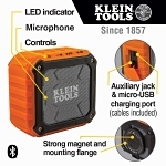 Klein® AEPJS1 Wireless Jobsite Speaker