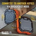 Klein® AEPJS3 BAT Wireless Speaker, Li-Ion Battery