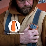 Klein® AEPWS1 Speaker, 12 hr Battery, Bluetooth Connection, Orange