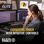 Klein® AESEB2 Wireless Earbuds, 28 dB Noise Reduction, Orange/Black, Li-Ion Battery