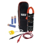 Klein® CL380 Auto Ranging AC/DC Digital Clamp Meter, 600 VAC/VDC, 400 A, 40 MOhm, 10 Hz to 60 kHz, 1.8 in Jaw, Reverse Contrast LCD Display