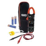 Klein® CL380 Auto Ranging AC/DC Digital Clamp Meter, 600 VAC/VDC, 400 A, 40 MOhm, 10 Hz to 60 kHz, 1.8 in Jaw, Reverse Contrast LCD Display