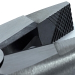 Klein® D213-9NE High Leverage New England Nose Side Cutting Plier, 1.594 in L x 1.25 in W X 0.625 in THK Steel Jaw, Crosshatch Knurled Jaw Surface, 9.33 in OAL
