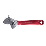 Klein® D507-6 Extra Capacity Non-Insulated Adjustable Wrench, 15/16 in, Polished Chrome, 6-1/2 in OAL, Forged Alloy Steel Body, Forged Alloy Steel
