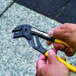 Klein® D53010 Plier Wrench, Reversible Jaw, 2 in Jaw Forged Steel Jaw Parallel Jaw, 10 in OAL
