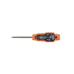 Klein® ET10 Magnetic Pocket Thermometer, -40 to 572 deg F, 3 in L Stem, Digital Display, LR44 Battery