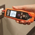 Klein® ET250 Digital Voltage Continuity Tester, 2 to 600 VAC/VDC, Digital LCD Display