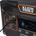 Klein® KTB5 Portable Power Station, 120 V, Plastic/Steel