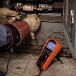 Klein® MM700 TRMS Low Impedance Auto-Ranging Digital Multimeter, 1000 VAC/VDC, 10 A, 40 mOhm, 4000 Count LCD Display