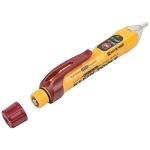 Klein® NCVT2P Dual Range Non-Contact Voltage Tester, 70 to 1000 V AC/12 to 1000 V AC Max Measurable