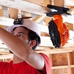 Klein® PJSFM1 Rechargeable Personal Jobsite Fan, 5 VDC, 2 Speeds, 8.2 to 10.5 fps Air Flow