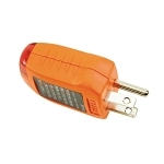 Klein® RT110 3-Wire GFCI Receptacle Tester, 110/125 VAC, 50/60 Hz