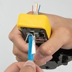 Klein® VDV826-705 Modular Plug, (8) Ports, Solid/Stranded Conductor, PVC Plastic