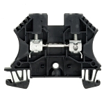 Klippon 1020110000 W Series Standard Feed-Through Terminal Block, 800 VAC, 32 A, 26 to 12 AWG Wire, 2 Poles, Snap-On Mount