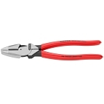 Knipex® 09 01 240 SBA Lineman's Plier With Cutting Edges, Steel Jaw, 240 mm OAL