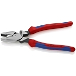Knipex® 09 02 240 SBA American Style High Leverage Side Cutting Lineman's Plier, Steel Jaw, 240 mm OAL