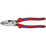 Knipex® 09 02 240 SBA American Style High Leverage Side Cutting Lineman's Plier, Steel Jaw, 240 mm OAL