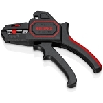 Knipex® 12 62 180 Automatic Wire Stripper With Opening Spring, 24 to 10 AWG Solid/Stranded Cable, 7-1/4 in OAL, 0.2 to 6 sq-mm Shearing