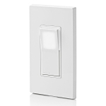 Leviton® Decora Plus™ L5611-2W LED Illuminated AC Quiet Switch, 120/277 V AC, 15 A, 1/2 hp at 120 V, 2 hp at 240 to 277 V Power Rating