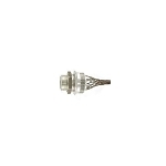 Leviton® L7731 Straight Deluxe Cord Sealing Single/Double Weave Wire Mesh Strain Relief Grip, 1-1/2 in Trade, 1 to 1-1/8 in Cable Openings, Aluminum/Stainless Steel, Anodized