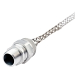 Leviton® L7713-100 L7713 Wire Mesh Safety Strain Relief Grip, 0.63 to 0.75 in Cable, Stainless Steel