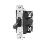 Leviton® MS302-DS Industrial Grade Manual Non-Grounding AC Motor Starter Switch, 600 VAC, 30 A, 15 hp Power Rating, DPST Contact