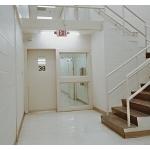 Lithonia Lighting® QUANTUM® LHQM LED R HO M6 Stencil Face Emergency Exit Unit Combo, LED Lamp, 4.3 W Fixture, 120/277 VAC, White Housing, EXIT Legend