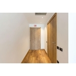 Lithonia Lighting® QUANTUM® LQM S W 3 R 120/277 M6 Dual Voltage Single Face Stencil Face Emergency Exit Sign, LED Lamp, 0.62/0.69 W Fixture, 120/277 V AC, EXIT Legend