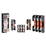 Mersen 20601 Open Style Fuse Block, 250 VAC/VDC, 60 A, Class H, 14 to 2 AWG Wire, 1 Pole