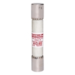 Mersen Amp-Trap® AG40 Current Limiting Low Voltage Time-Delay Fast Acting Fuse, 40 A, 480 VAC, 100 kA, Class G, Cylindrical Body
