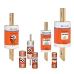 Mersen AMP-TRAP® 2000 SmartSpot® AJT30 Current Limiting Low Voltage North American Time Delay Power Fuse, 30 A, 600 VAC, 200 kA Interrupt, J Class, Cylindrical Body