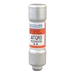 Mersen Amp-Trap® 2000 SmartSpot® ATQR3 Current Limiting Low Voltage North American Time Delay Power Fuse, 3 A, 600 V AC, 200 kA Interrupt, CC Class, Cylindrical Body