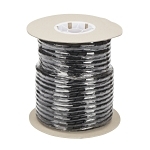 NSI SRPE-3750 Spiral Wrap, 0.393 in Dia x 100 ft L x 0.052 in THK, Polyethylene, Black