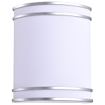 NUVO® by SATCO 62-1645 Wall Sconce, (1) Lamps, 120 V, Brushed Nickel Housing