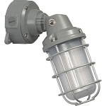 NUVO® by SATCO 65-172 Signature Adjustable Utility Style Vapor Tight Fixture, (1) Lamp, 100 to 277 V, Gray Housing
