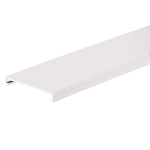 Panduit® Panduct® C1WH6 Type NC Wiring Duct Cover, 6 ft L x 1-1/4 in W x 0.35 in H, PVC, White