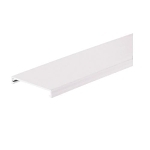 Panduit® Panduct® C1.5WH6 Type NC Wiring Duct Cover, 6 ft L x 1-3/4 in W x 0.35 in H, PVC, White