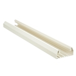 Panduit® Pan-Way® T70BIW8 T-70 Channel Power Rated Non-Metallic Raceway Base, 8 ft L x 4.07 in W x 1.77 in H, PVC, Off-White