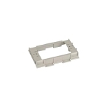 Panduit® Pan-Way® T70DB-X Faceplate Device Bracket, For Use With Pan-Way® T-70, TG-70 and Twin-70 Raceway System, Threaded/Snap-On Mounting, PVC, Gray