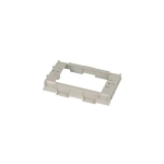 Panduit® Pan-Way® T70DB-X Faceplate Device Bracket, For Use With Pan-Way® T-70, TG-70 and Twin-70 Raceway System, Threaded/Snap-On Mounting, PVC, Gray