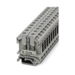 Phoenix Contact 0790433 1-Circuit 2-Wire Single Tier Universal Feed-Through Terminal Block, 800 V AC, 41 A, 26 to 10 AWG Wire, DIN Rail Mount