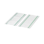 Phoenix Contact 0800375 Perforated Shrink Sleeve, 1.6 to 4.8 mm Dia Wire, White Marker, Polyolefin