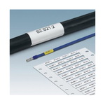 Phoenix Contact 0800379 Perforated Shrink Sleeve, 0.8 to 2.4 mm Dia Wire, White Marker, Polyolefin