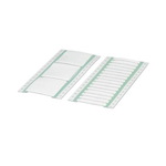 Phoenix Contact 0800379 Perforated Shrink Sleeve, 0.8 to 2.4 mm Dia Wire, White Marker, Polyolefin