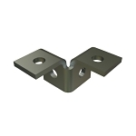 Unistrut® P2223-EG Wing Shape Fitting, 1-5/8 in W, For Use With 1-5/8 in W Series Channel