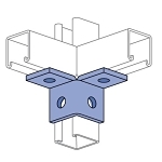 Unistrut® P2223-EG Wing Shape Fitting, 1-5/8 in W, For Use With 1-5/8 in W Series Channel